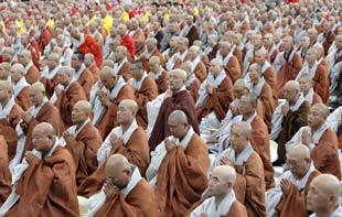 Buddhists protest