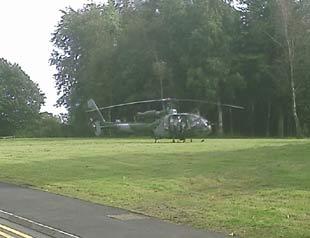 Army 'copter in Cwmbran