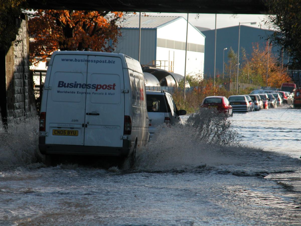 Floods at Felnex, Newport