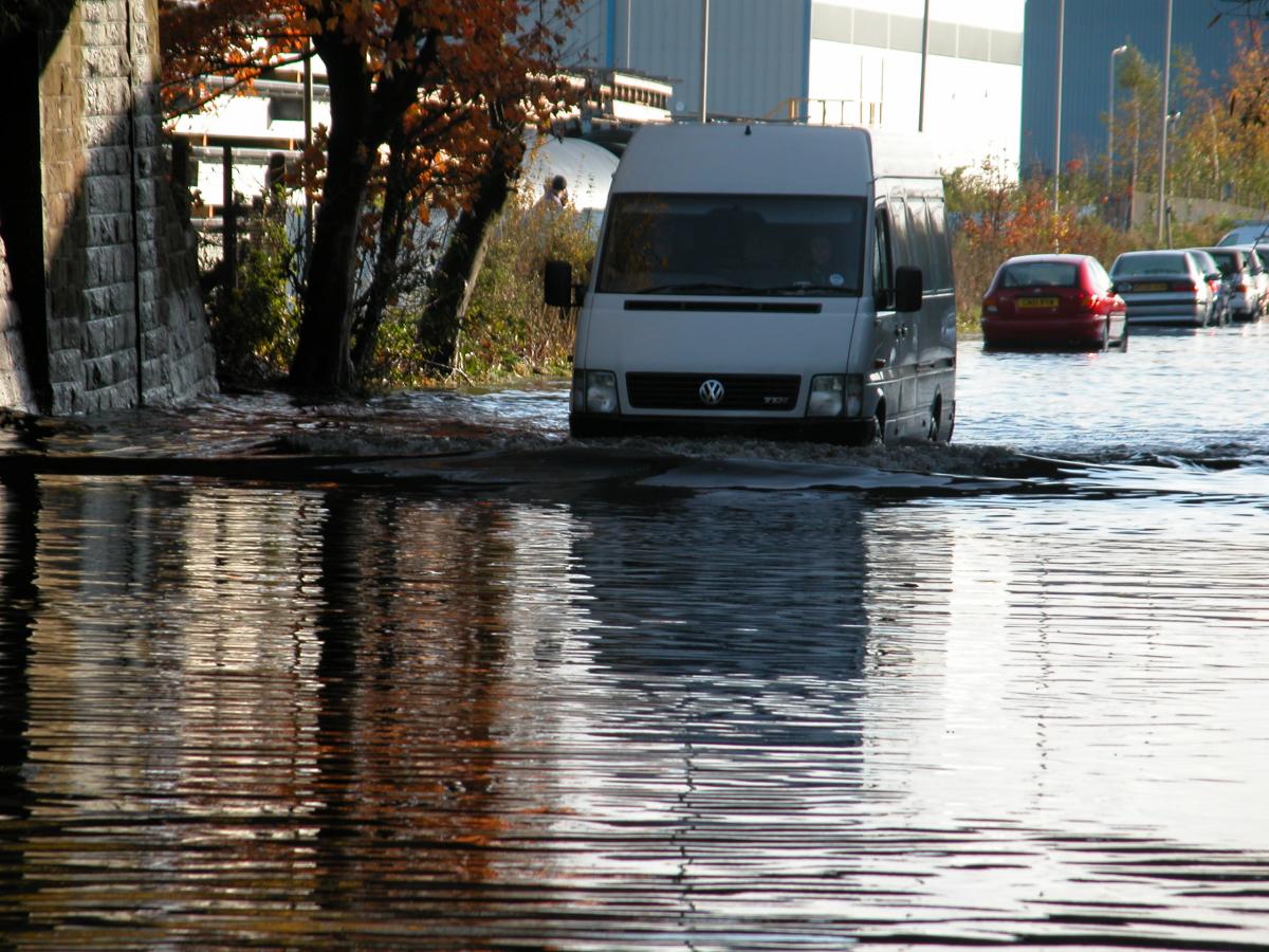 Floods at Felnex, Newport