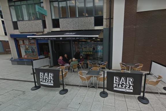 South Wales Argus: Bar Piazza in Newport.