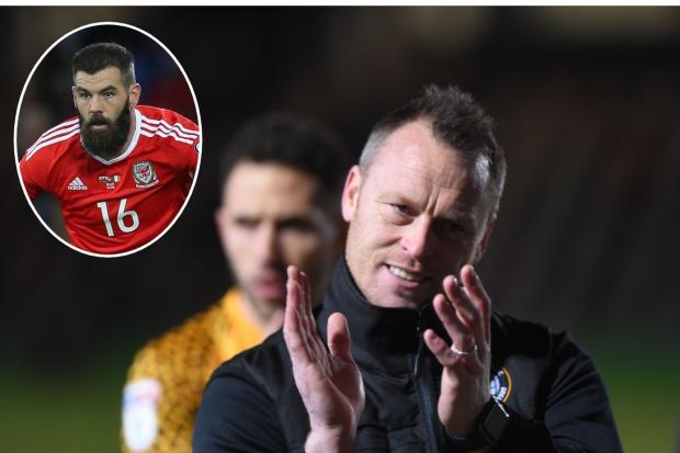 TARGET: Manager Michael Flynn has missed out on signing Wales international Joe Ledley, inset