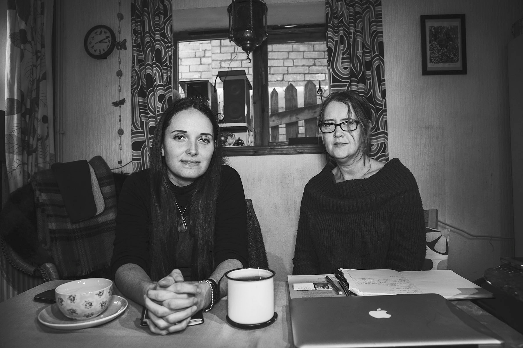 L-R: Kate Mercer and Sarah Goodey. Credit: Kamila J Photography 