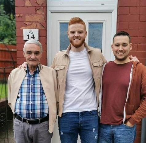 Allan  Corey and Chris Taylor (L-R) from Pontypool have each been selected to donate their bone marrow to three patients from around the world. Picture: Welsh Blood Service.