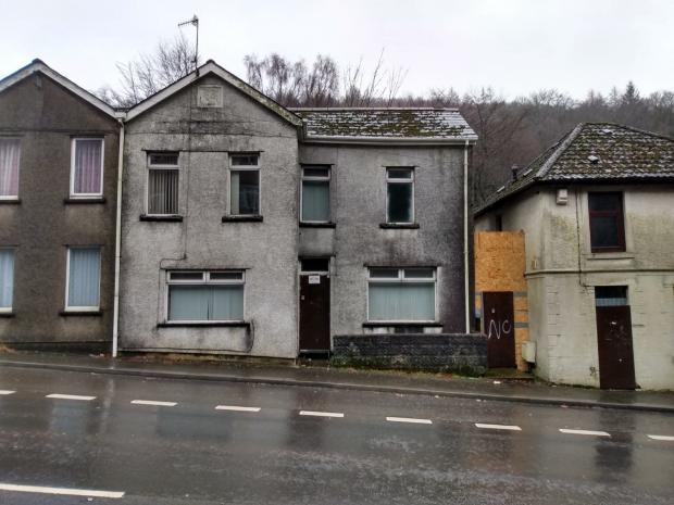 South Wales Argus: SHUTTERS: All the homes on Hafodyrynys Road are now empty. 