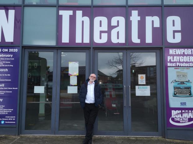 South Wales Argus: Martyn back where it all began, at the Dolman Theatre