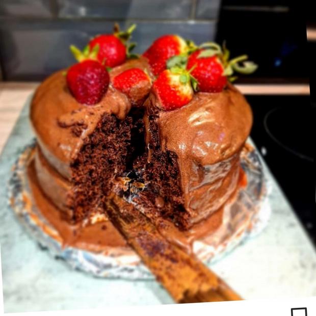 South Wales Argus: Picture: Aimee Reem Davies. “I’ve turned into Mary Berry, baking is keeping me busy and I love feeding my family.”