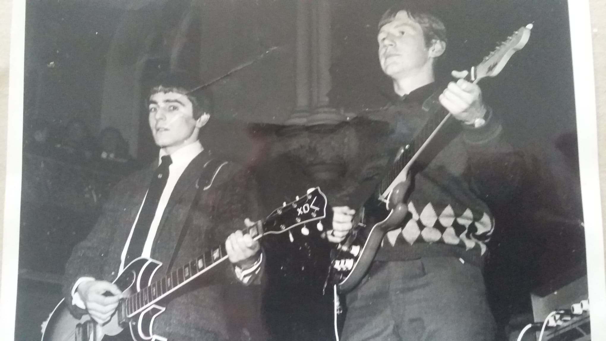 Pete Harris and Brinley Cox in December 1965