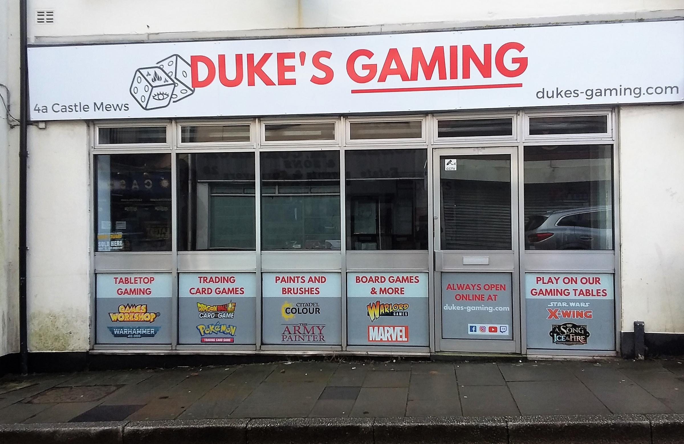 Dukes Gaming has moved on to George Street in Pontypool. Picture: Dukes Gaming.
