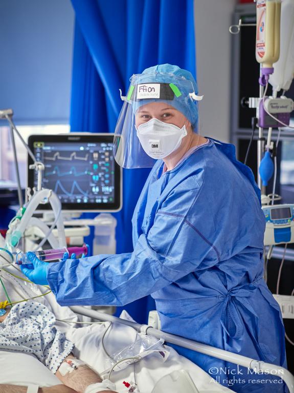 South Wales Argus: Ffion Wilkins was a final year student nurse at the start of the pandemic and completed her training early to work in ITU South Wales Argus: Ffion Wilkins was a final year student nurse at the start of the pandemic and completed her training early to work in ITU