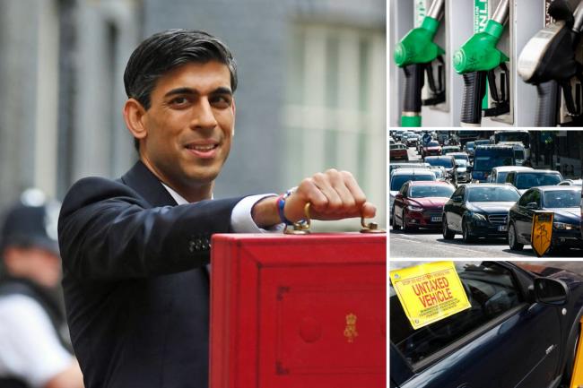 This is what Rishi Sunak's Budget means for drivers. (PA/Canva)