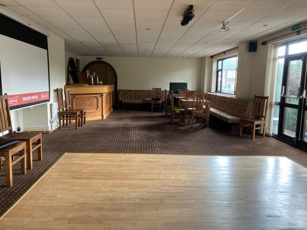 The social club space at The Arundel Club in Blaenavon. Picture: Paul Fosh Auctions