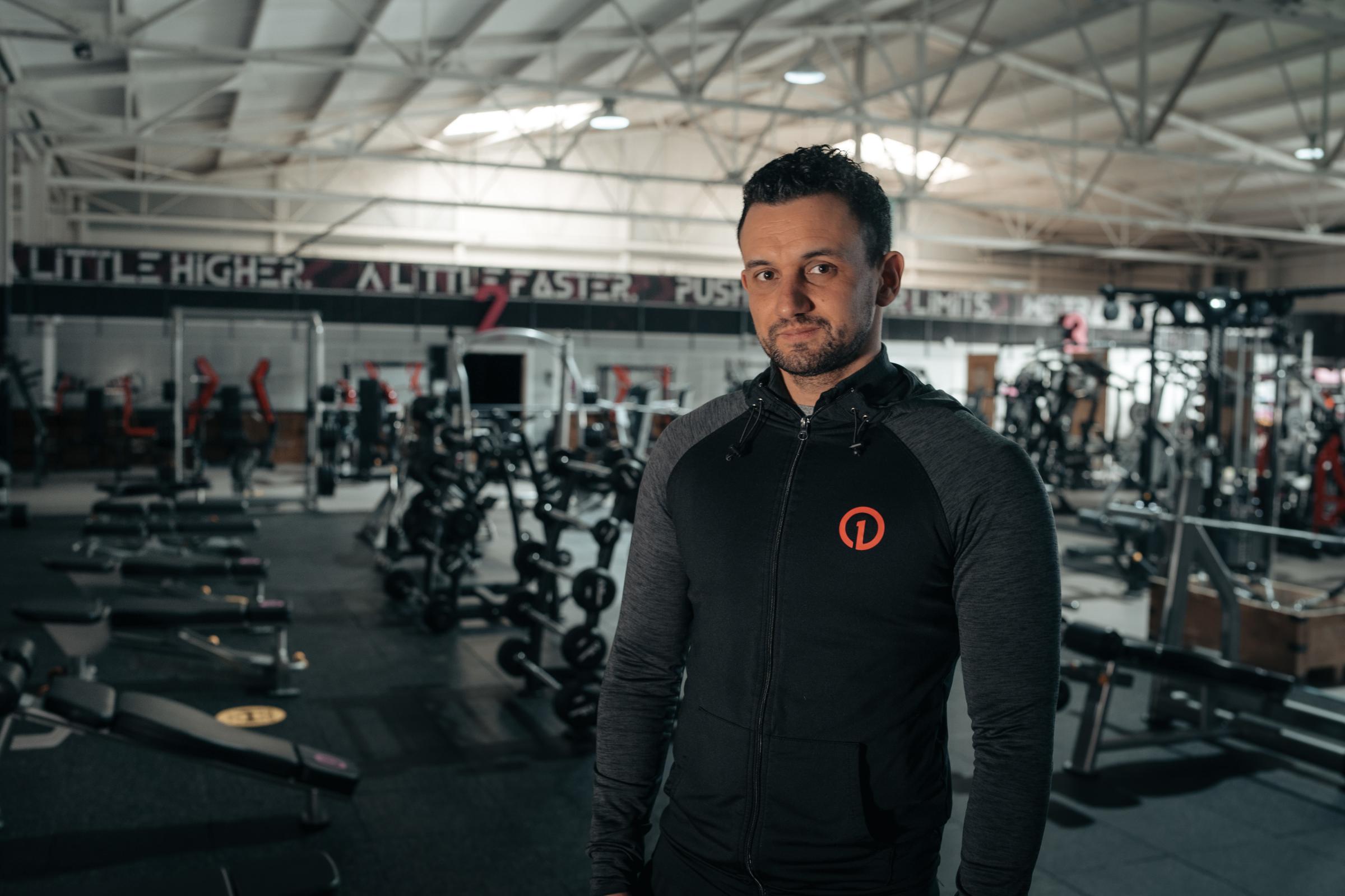 Alex Bodin, owner of One Gym in Newport. Picture: One Gym