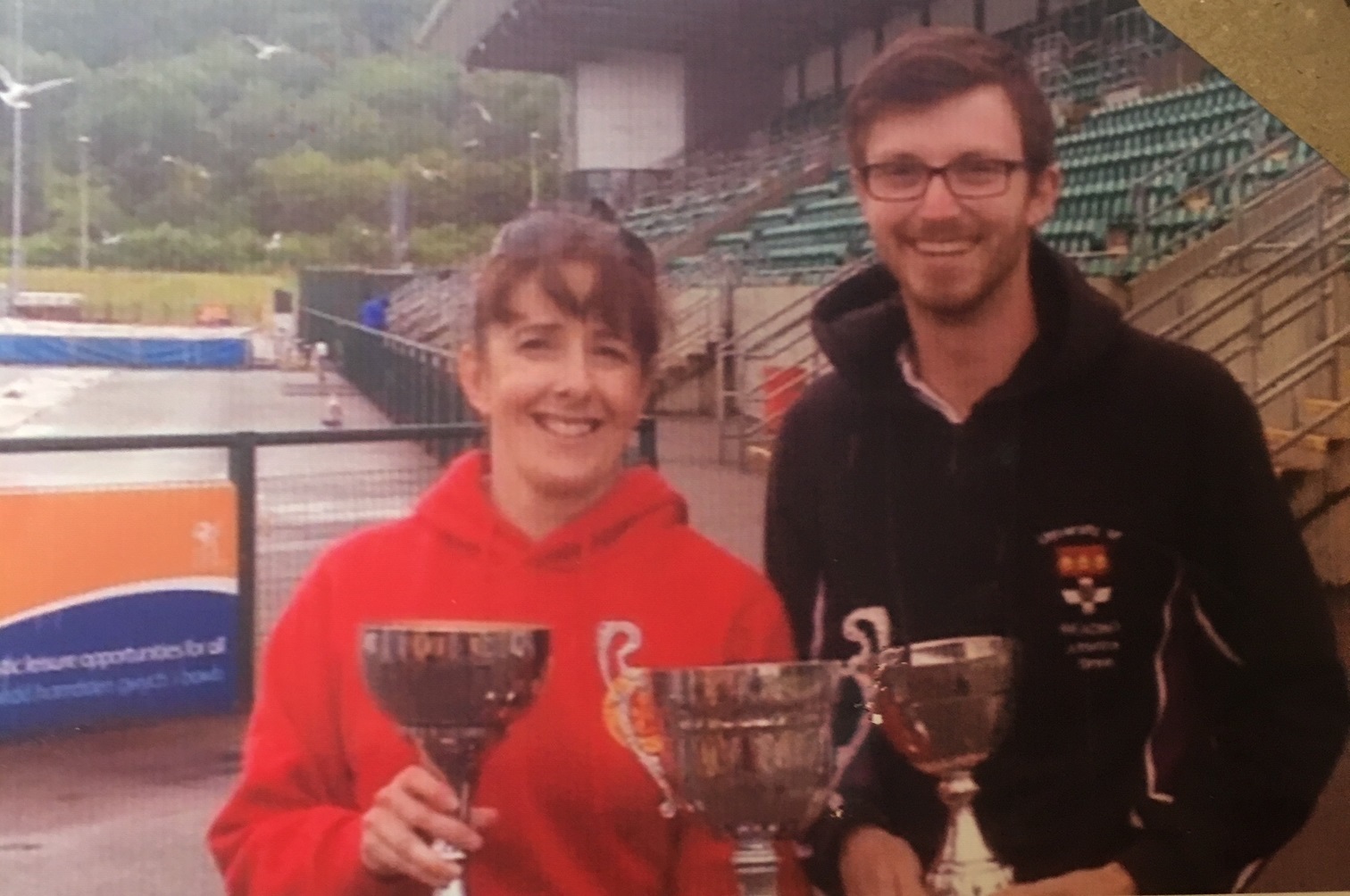 Giovanna Cavalli led St Davids RC Primary and Nursery School to many successes at the annual Catholic Athletic competition at Leckwith Stadium. Picture: Family photo