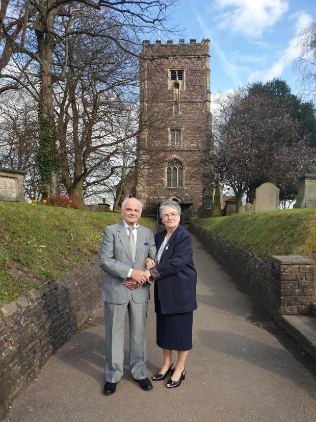 South Wales Argus: Reminiscent photograph outside St Woolos Cathedral