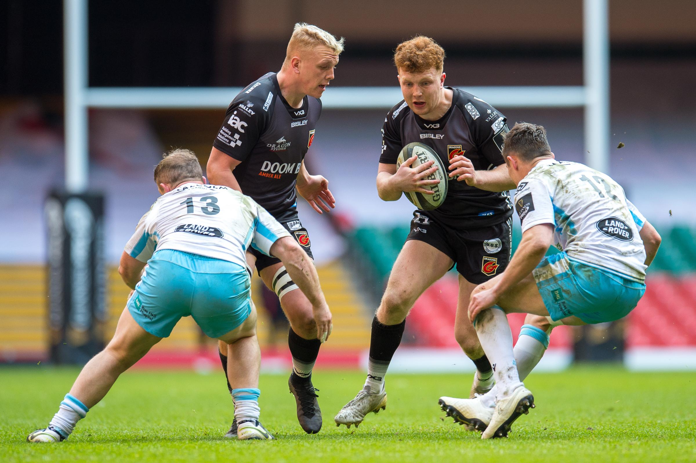 PROSPECT: Aneurin Owen has been a huge hit since bursting into the Dragons side