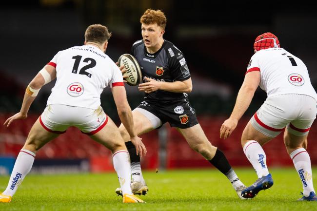 PROSPECT: Aneurin Owen has been a huge hit since bursting into the Dragons side