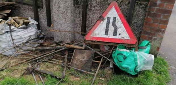 South Wales Argus: Scrap metal pulled from the canal with magnets