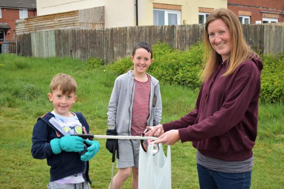 South Wales Argus: Idris, Eric and Denise Jones from Alway South Wales Argus: Idris, Eric and Denise Jones from Alway