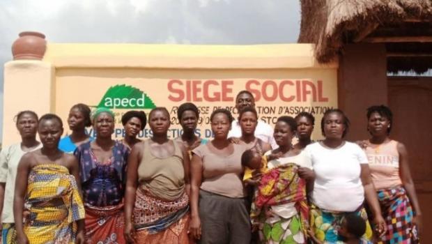 South Wales Argus: People at APECD in Benin - a charity Steve is hoping to raise £1,000 for