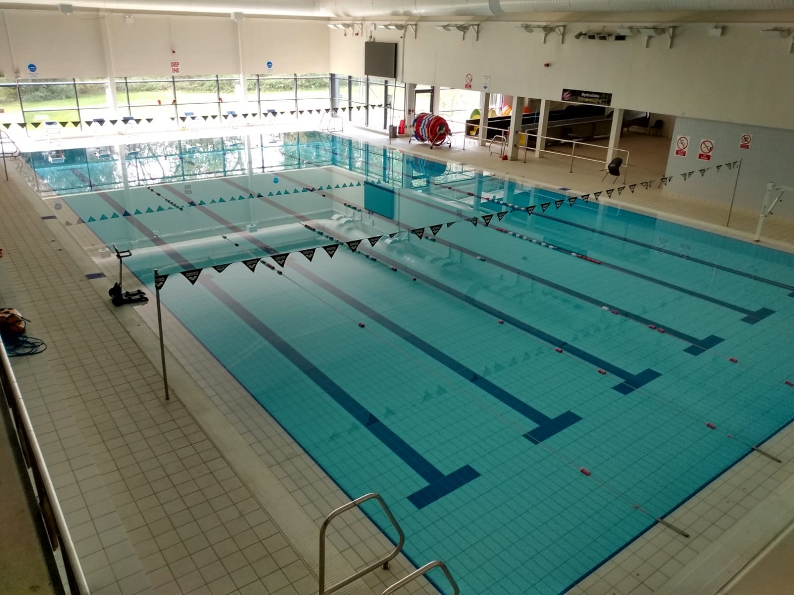 The pool at Pontypool Active Living Centre.