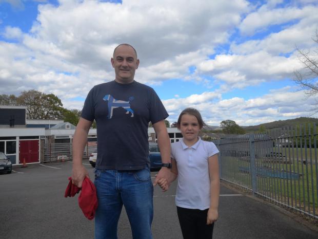 South Wales Argus: Paul Gardiner and daughter Amelia