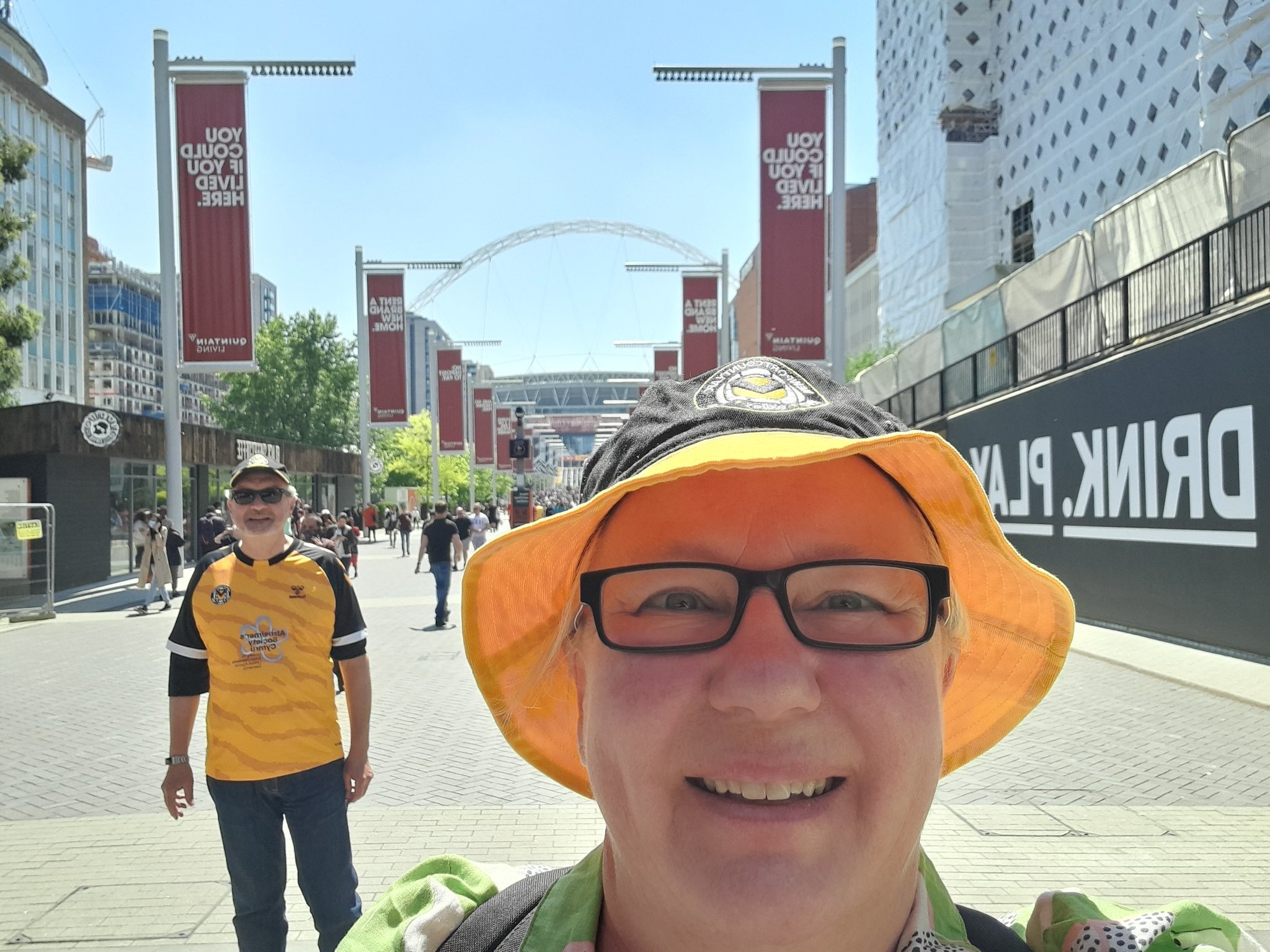 Reporter Jo Barnes is at Wembley today cheering on County