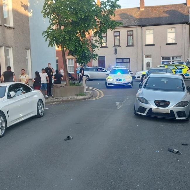Brawl in Pill street sees police officers called out twice Picture: Jacob Richards-Powell