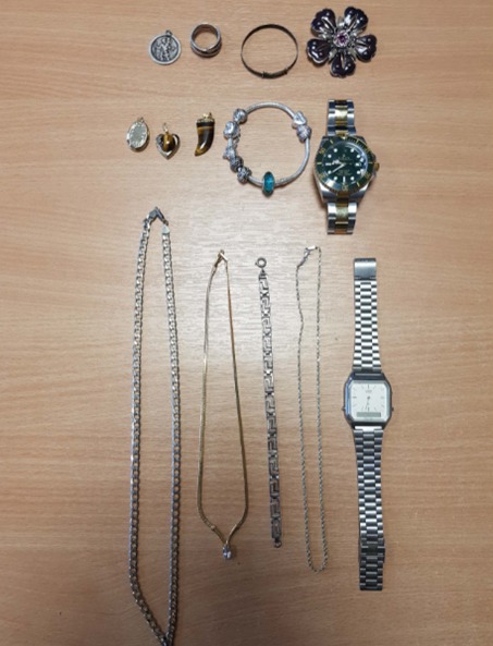 Gwent Police recovered 14 items during the arrest