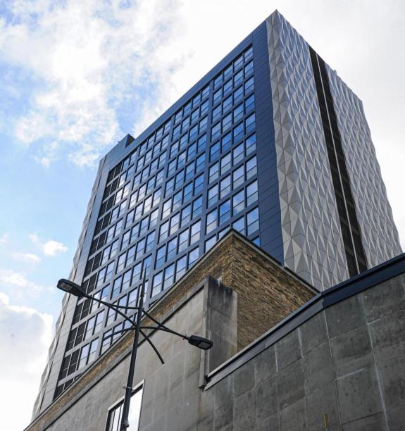 South Wales Argus: The hote ldevelopment at Chartist Tower, in Newport city centre South Wales Argus: The hote ldevelopment at Chartist Tower, in Newport city centre