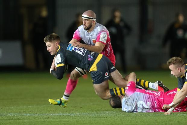 Ollie Griffiths and the Dragons faced Wasps in the 2020 Champions Cup.