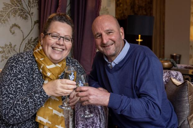 South Wales Argus: Lynne and David Price from New Tredegar revisiting their £1m National Lottery win