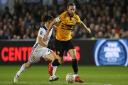 SUPPORT: Former Newport County captain Fraser Franks in action against Leicester City in January