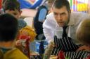 SWA MIKE LEWIS 27 1 12 REPORTER RUTH
CHILDREN OF MONNOW PRIMARY (INFANTS SECTION) MEET COMEDIAN RHOD GILBERT