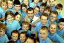 SWA MIKE LEWIS 27 1 12 REPORTER RUTH
HAPPY FACES CHILDREN OF MONNOW PRIMARY SCHOOL MEET COMEDIAN RHOD GILBERT