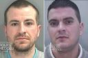Matthew Pinnell, 36 (left) and Paul Pinnell, 41, are wanted by South Wales Police in connection with an alleged assault in Michaelstone-y-Fedw, between Newport and Cardiff. Pictures: South Wales Police