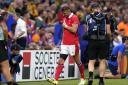 BACK: Dan Biggar was forced off in Wales' clash with Australia