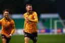041123 - Newport County v Oldham Athletic - FA Cup First Round - Shane McLoughlin of Newport County celebrates his second goal ©Huw Evans Picture Agency