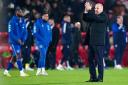 Sean Dyche applauds the Everton fans after his side’s win over Nottingham Forest (Nick Potts/PA)