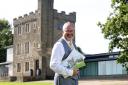 Fine & Country associate Jonathan Hollins in front of Kemeys Folly, Coed Y Caerau Lane, Kemeys Inferior in Newport. Listed by Fine & Country with a guide price of £1,850,000