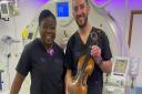 St Joseph’s Hospital, Newport discover 400 year old violin