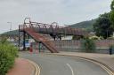 Caerphilly Station footbridge, pictured in July 2021. Credit: Google
