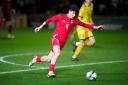 WINNER: Lewis Koumas struck for Wales U21s in Newport
