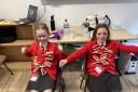 Schools such as All Saints Church in Wales Primary took part in fun sessions to improve their mental health