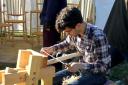 Young woodworker