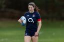 Sarah Parry in training for England.