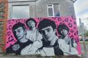 The stunning mural of the Manic Street Preachers in Blackwood