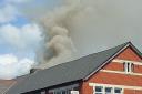 Emergency services called to reports of a fire in Newport on Saturday, May 25