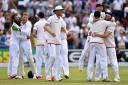 England celebrate victory in the First Investec Ashes Test at the SWALEC Stadium, Cardiff. PRESS ASSOCIATION Photo. Picture date: Saturday July 11, 2015. See PA story CRICKET England. Photo credit should read: Joe Giddens/PA Wire. RESTRICTIONS: Editorial