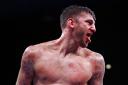 Nathan Cleverly reacts during a light heavyweight boxing bout against Andrzej Fonfara on Friday, Oct. 16, 2015, in Chicago. Fonfara won by unanimous decision. (AP Photo/Kamil Krzaczynski). (42511403)
